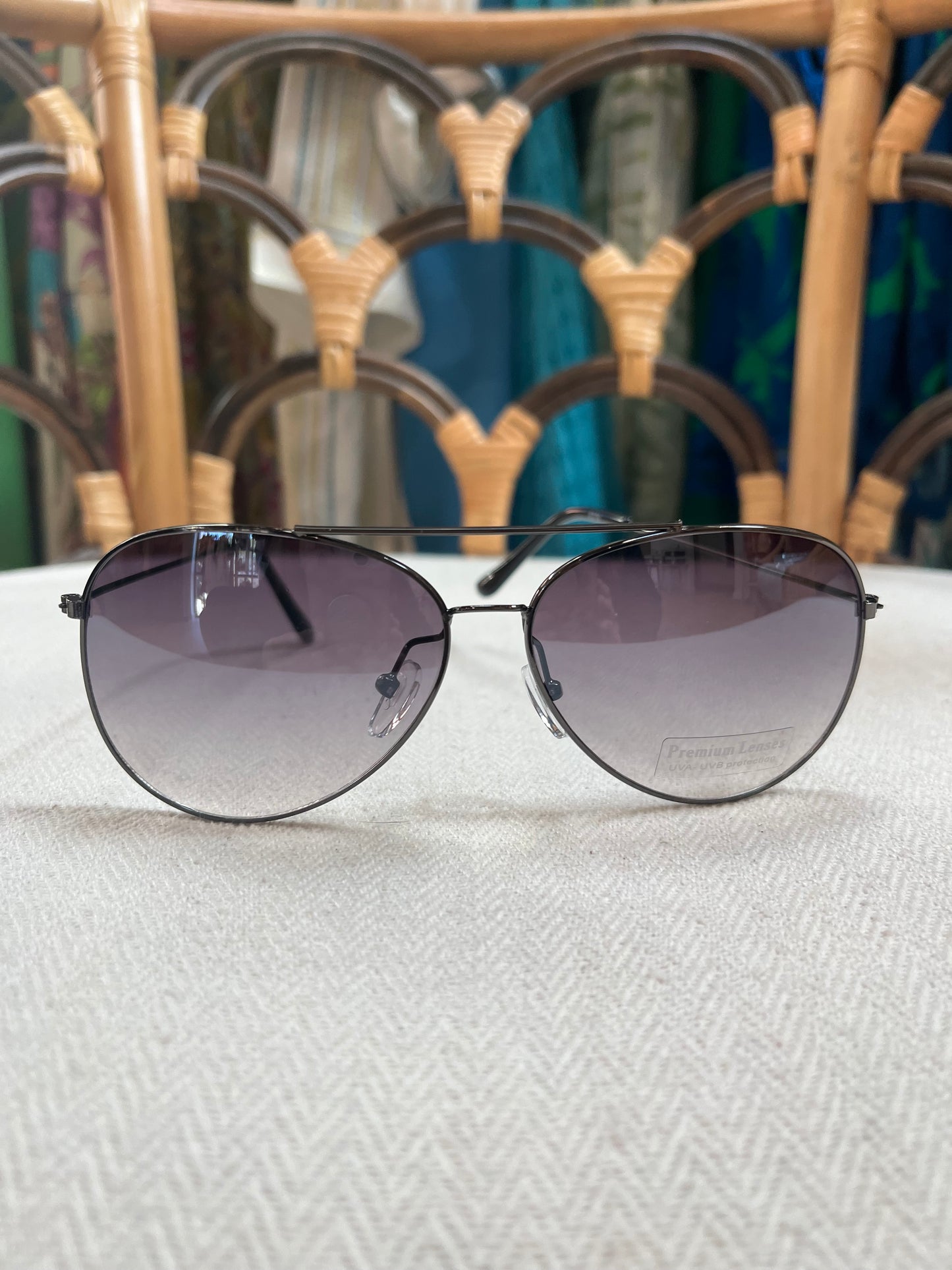 Tinted Aviator Sunglasses