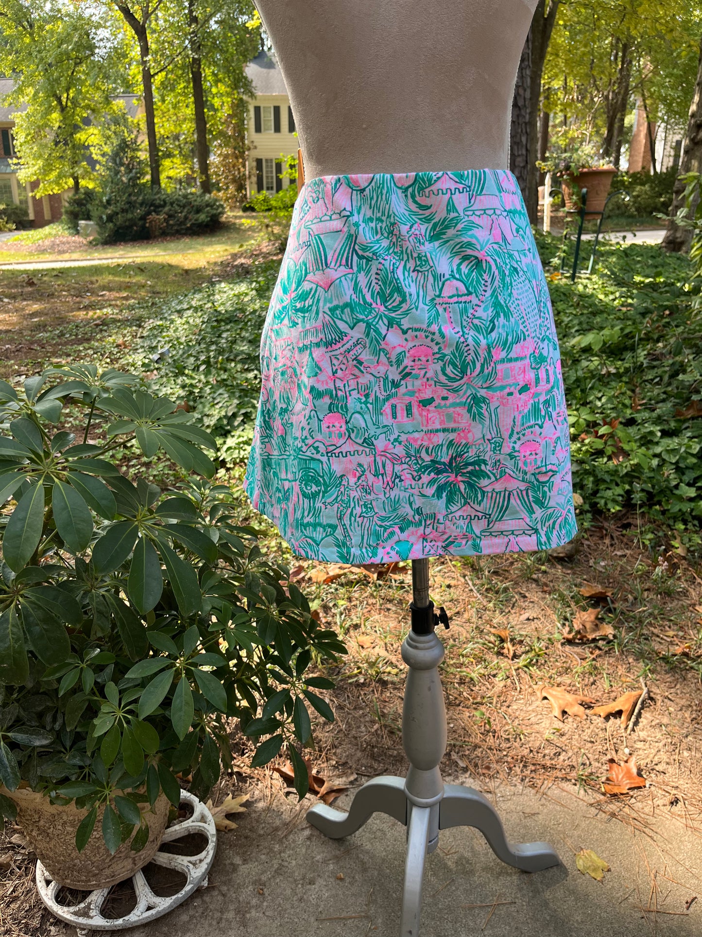 Lilly Pulitzer Madison Skort, Bright Agate Green, EUC, XL