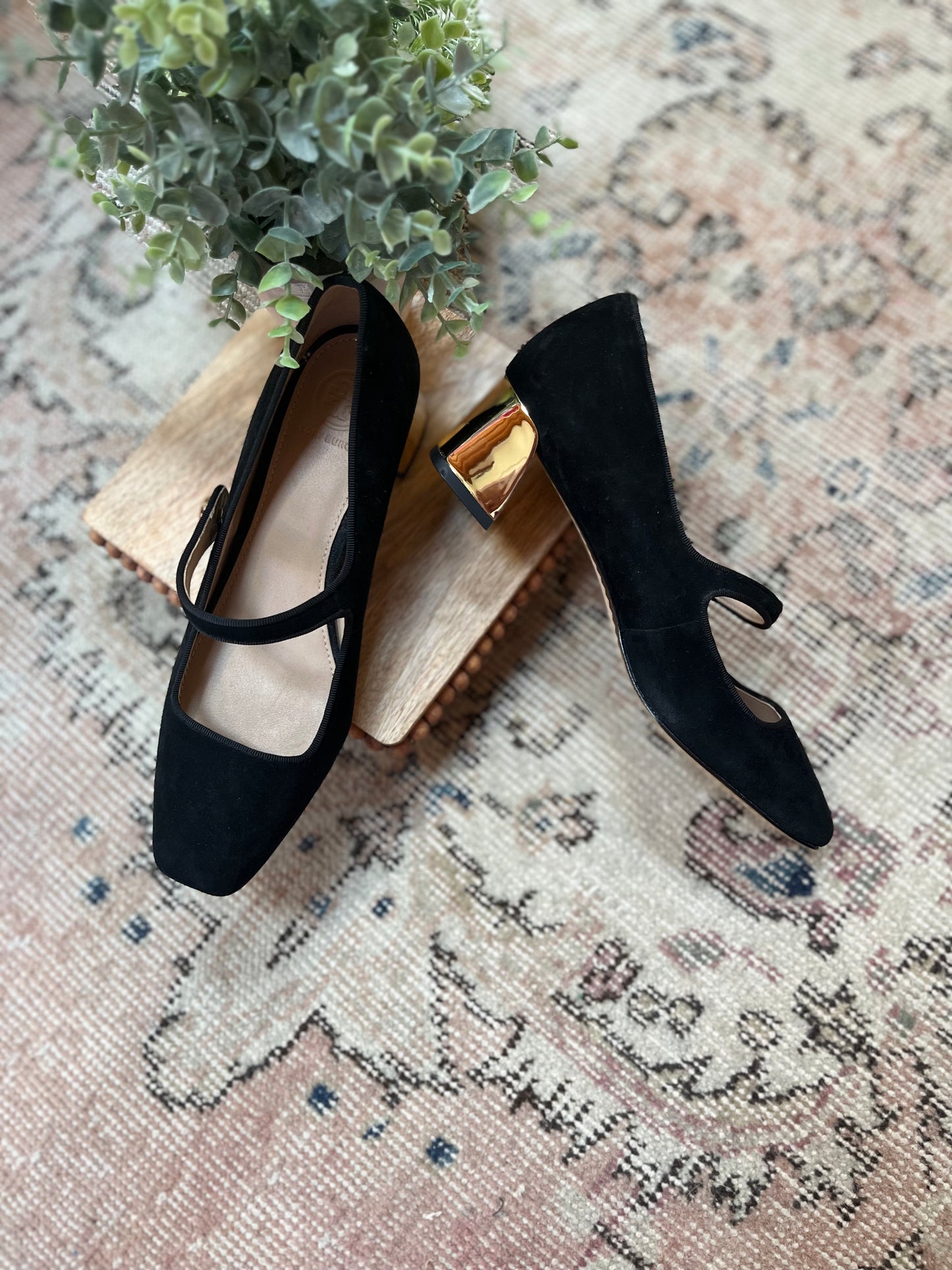 Tory Burch Marisa Mary Jane Suede Pumps